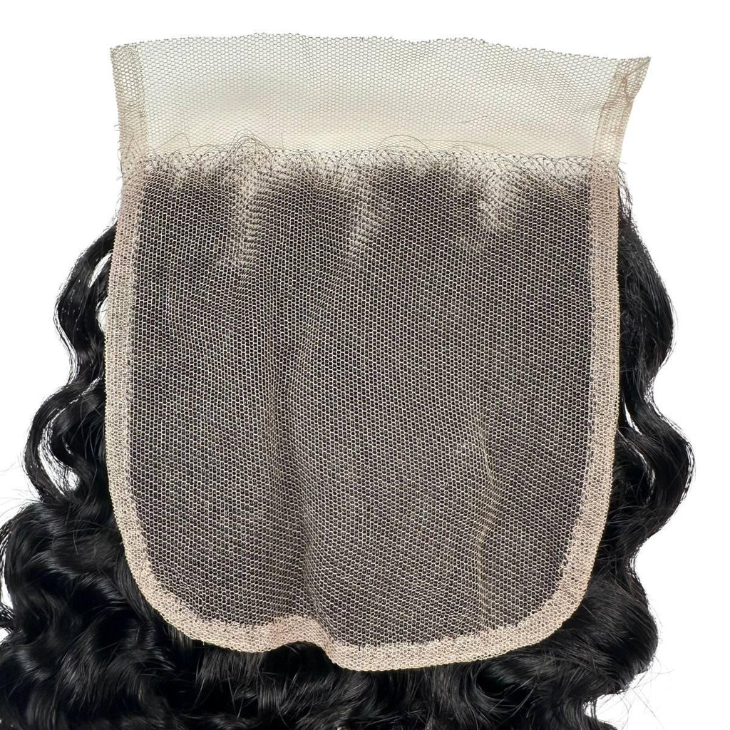 Burmese Curly 4x4 Swiss Lace Human Hair Closure